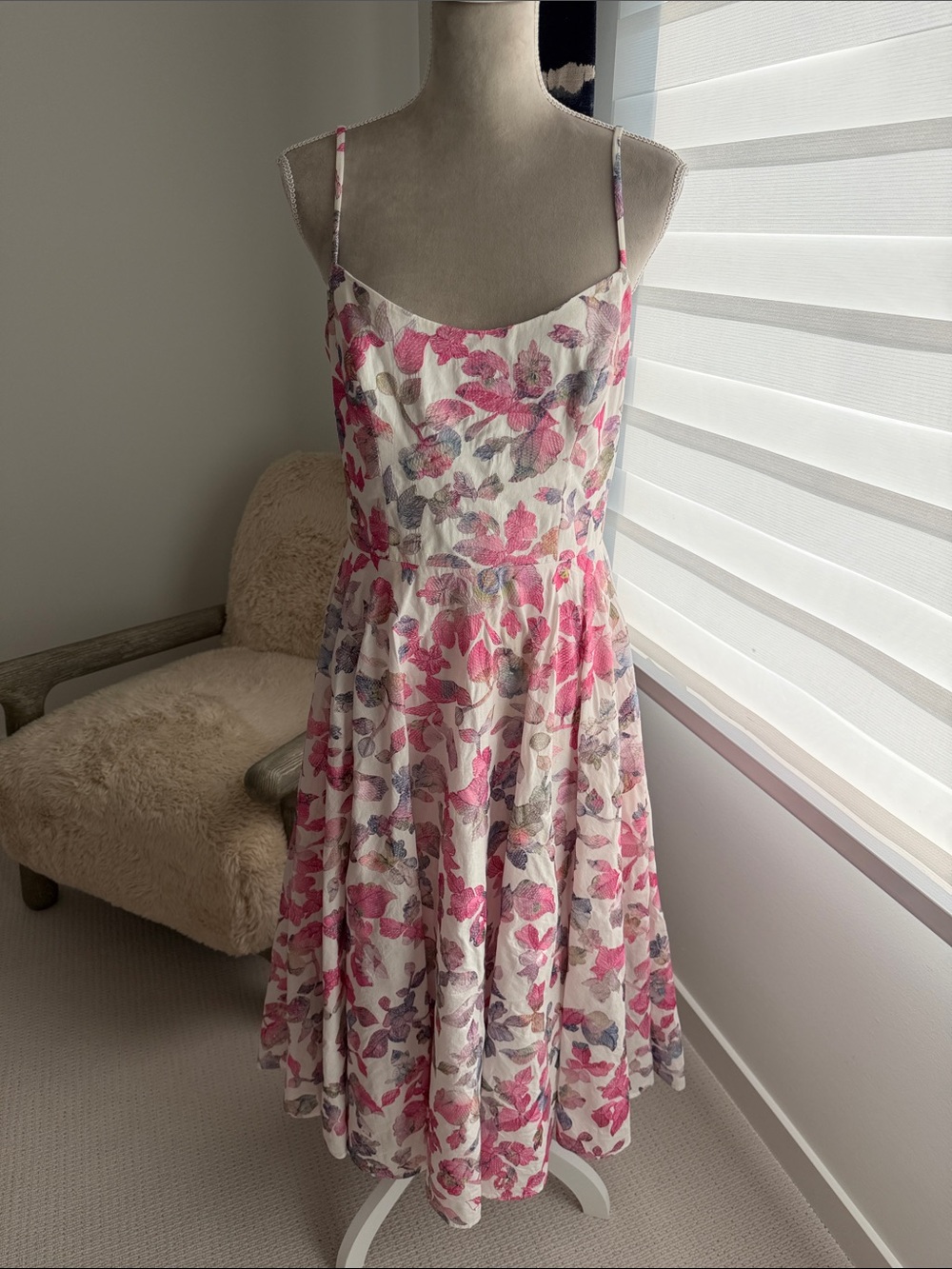 Dress the Population Light Pink Floral Women's Dress